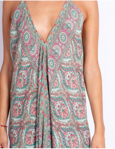 vestido-sexy-fresco-seda-estampado-verde-estampado