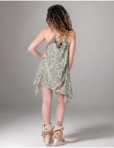Robe Desigual en soie en vert