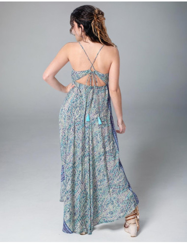 Long Cross Back Dress 2