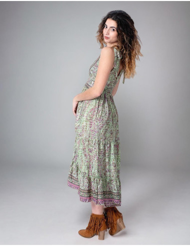 vestido-escote-pico-seda-verde
