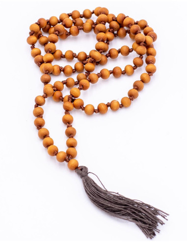 Japa Mala Bois de santal tibétain