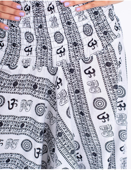 Om symbol hippie style saruel pants