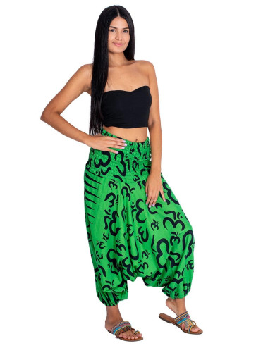 Green cotton Afghan pants... 2