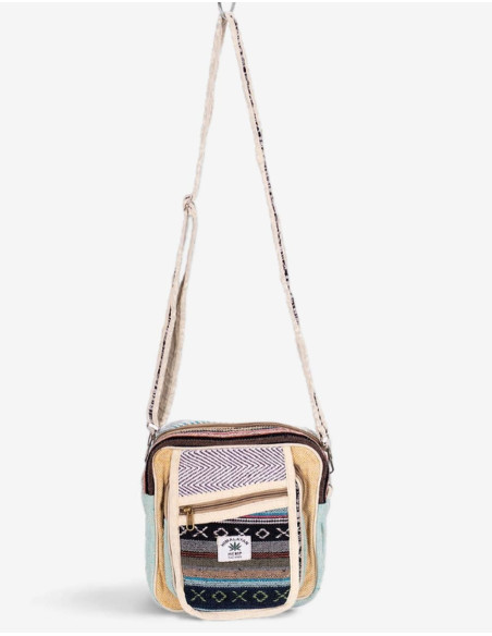 Unisex hemp crossbody bag: natural and sustainable style for any occasion