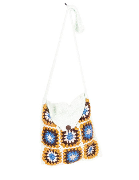 Sac bandoulière unique fabriqué à la main : mode ethnique indienne avec franges multicolores