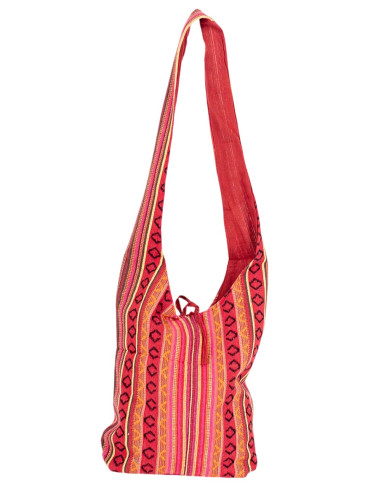Borsa a tracolla grande stampata in stile...
