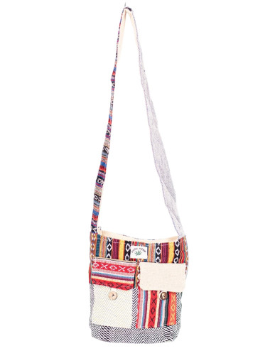 Hemp Crossbody Bag with Two... 2