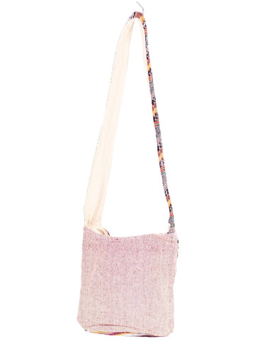 Bolsa crossbody de cânhamo unissex estilo...