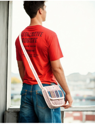 Bolsa Crossbody Unissex de...