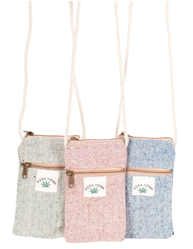 Sac à bandoulière en chanvre pour téléphone...