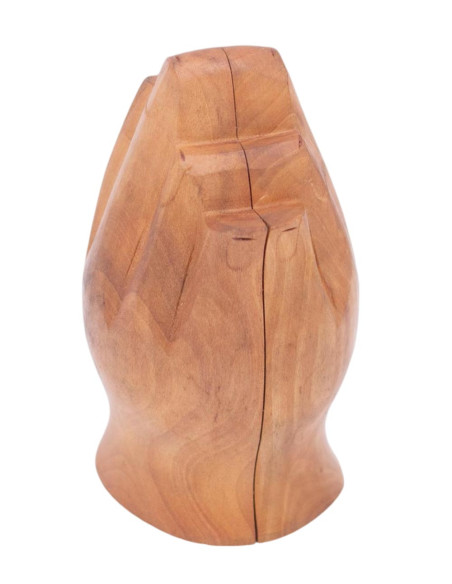 Statua delle mani di Hamsa con Ganesha e Lakshmi scolpiti all'interno