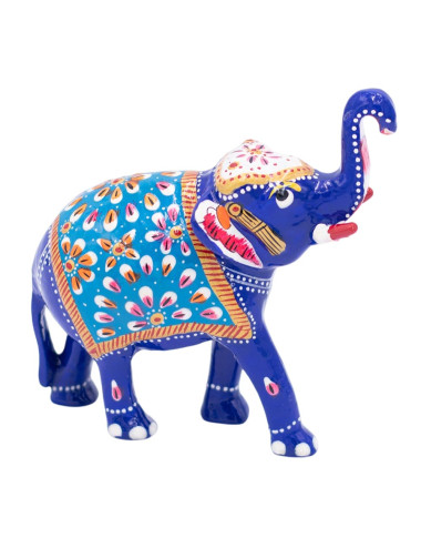 Statue d'éléphant en métal... 2