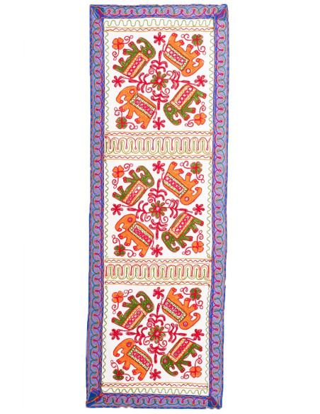 copy of RTZ0108A - Handmade Embroidered Tapestries and Table Runners from India