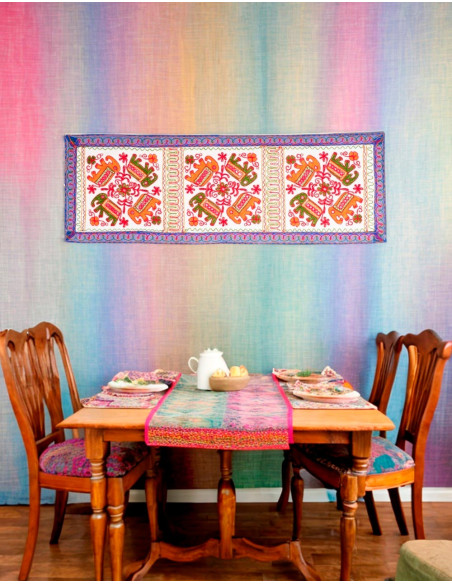 copy of RTZ0108A - Tapeçarias e caminhos de mesa bordados à mão da Índia