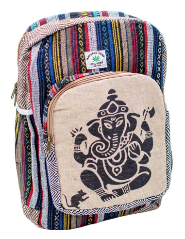 Mochila Kimago Unisex Hemp: Artesanato Indiano...