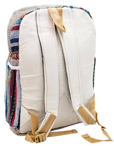 Kimago Unisex Hanf-Rucksack: Exklusive indische...