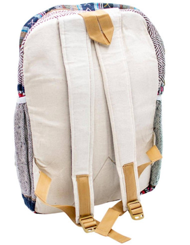 Zaino Kimago Hemp: artigianato indiano unisex...