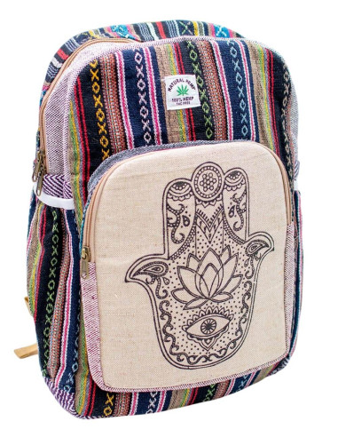 Sac à dos unisexe en chanvre Kimago :...