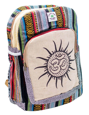 Moda étnica: Mochila Kimago Hemp, unissex,...