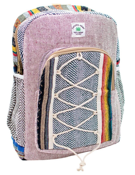 Ethno-Mode: Kimago Unisex Hanf-Rucksack – Einzigartiges und vielseitiges indisches Handwerk