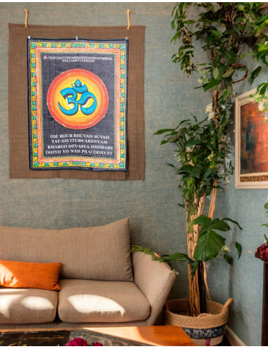 Exklusiver Om-Wandteppich:...