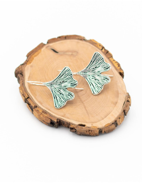 Orecchini a farfalla in ottone fatti a mano – Oro o Argento