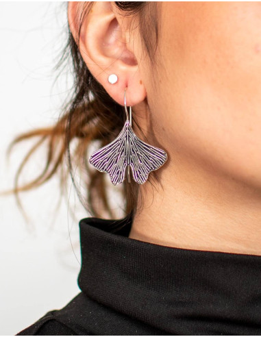 Boucles d'oreilles papillon en laiton faites à la main – Or ou argent
