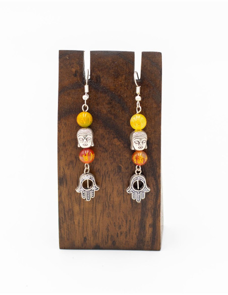 Pendiente-piedra-mineral-mano-hamsa-etnico