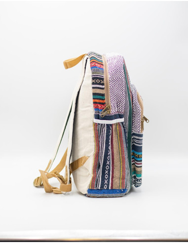 Mochila Kimago Unissex de Cânhamo Artesanal com...