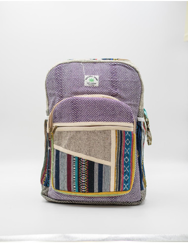 Zaino unisex in canapa - Arte e funzionalità...
