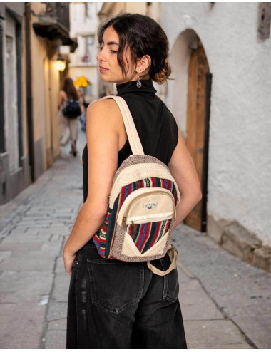 Hemp Backpack - Unique in... 2
