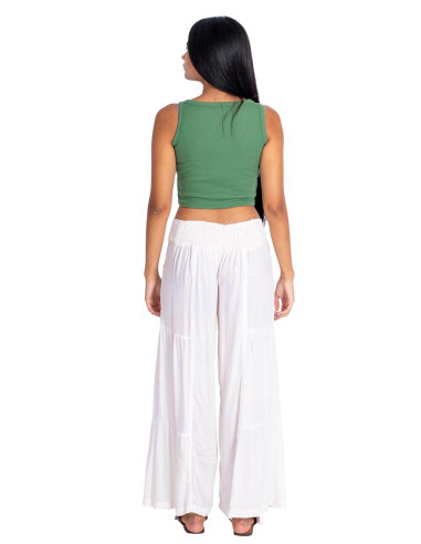 Pantalon long Kimago Off-White – Bohème, doux...