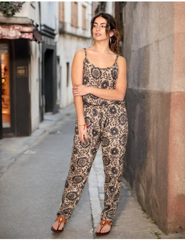 Langer Seiden-Jumpsuit mit... 2