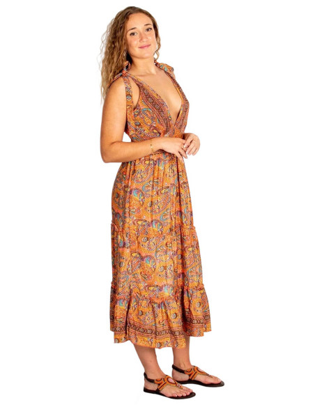 Hippie boho silk dress – Authentic and fresh