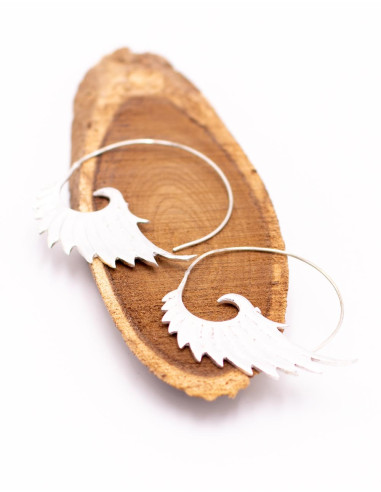 Handmade wing earrings