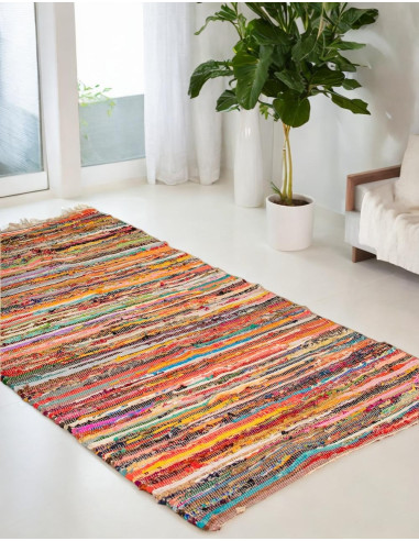 Handmade Jarapa ethnic rug from India – Large...