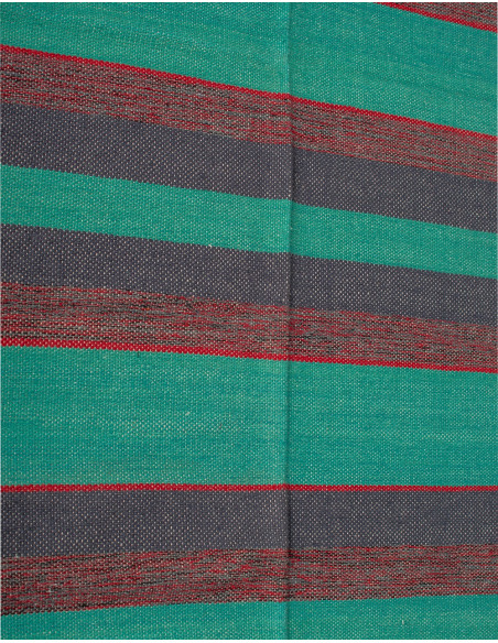 Handmade ethnic rug from India – Made with recycled fabrics and unique colors