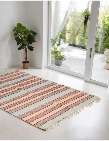 alfombra-etnica-sostenible-artesania-india