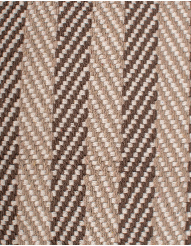 Indian ethnic rug with fringes – Handwoven in...