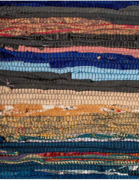 Tapete étnico indiano feito à mão estilo boho – cores aleatórias