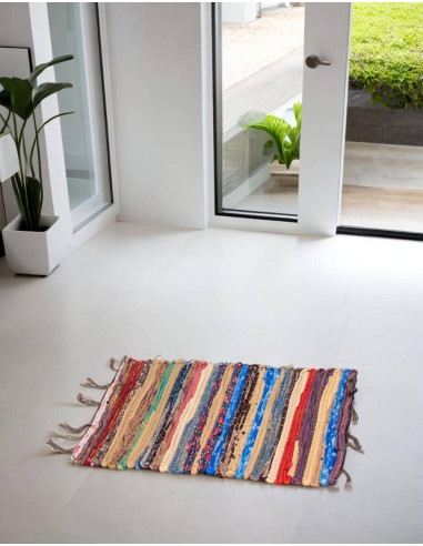 Handmade Indian Ethnic Boho Style Rug – Random...