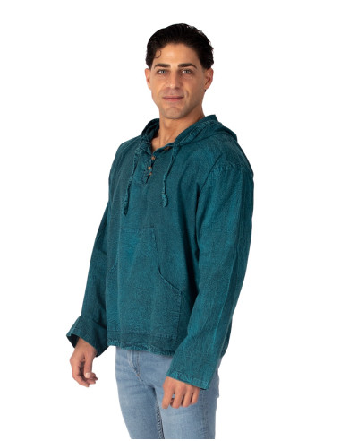 Feines handgefertigtes Sweatshirt – Indische...