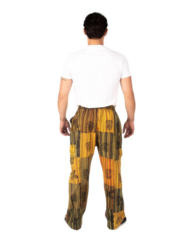 Calças hippie patchwork feitas à mão – Feitas à...