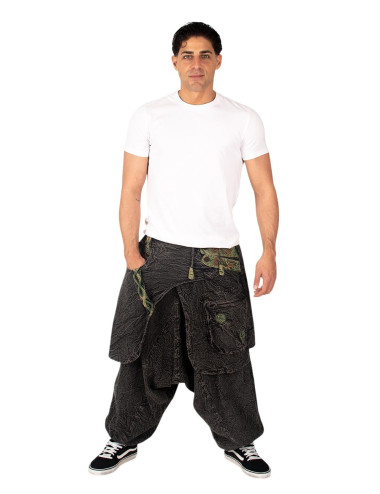 Grey cotton Afghan trousers... 2