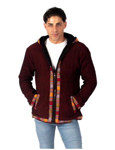 Warme rote Jacke mit... 2