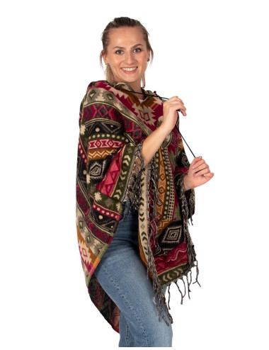 Unisex-Poncho im Boho-Stil... 2