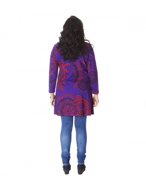 túnica-hippie-grávida-mãe-mais-tamanho-violeta