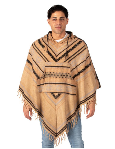 poncho-unisex-algodon-kimago-hombre 2
