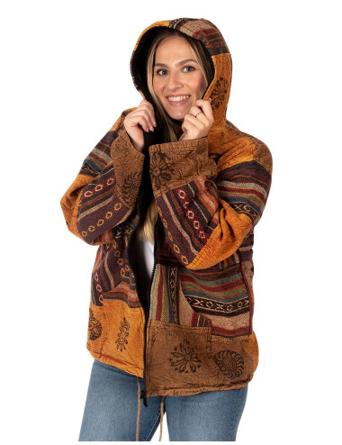 Giacca patchwork unisex con... 2