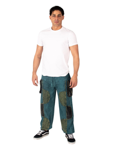 Pantalon sarouel unisexe en coton de différentes couleurs